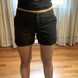 Black dress shorts